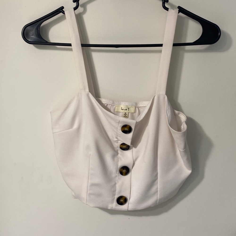 Love J White Crop Top!